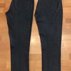 NYDJ Dark Blue Stretch Denim Ankle Jeans 8